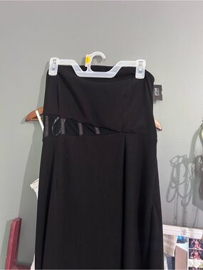 Lulus Black maxi dresss with mesh Detail